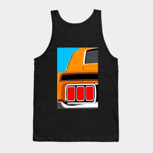 Orange Twist Tank Top